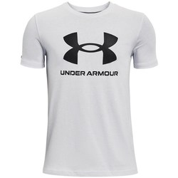 Kleidung Herren T-Shirts Under Armour Sportstyle Logo Weiss