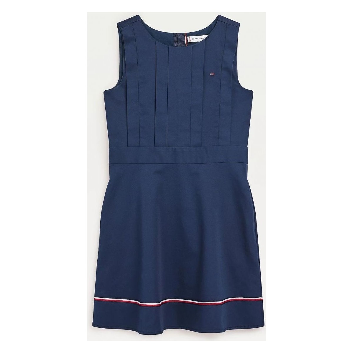 Kleidung Mädchen Kleider Tommy Hilfiger KG0KG06257T STRIPE DRESS-C87 Blau