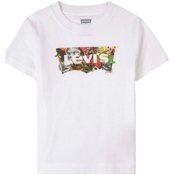 Kleidung Kinder T-Shirts & Poloshirts Levi's 9EC827-001 Weiss
