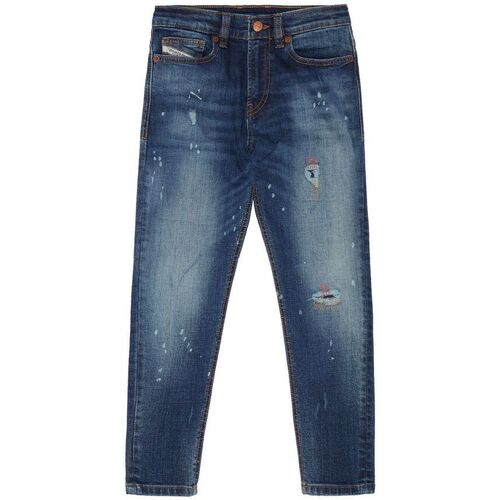 Kleidung Jungen Jeans Diesel D-VIDER-J KXBCN-K01 Blau