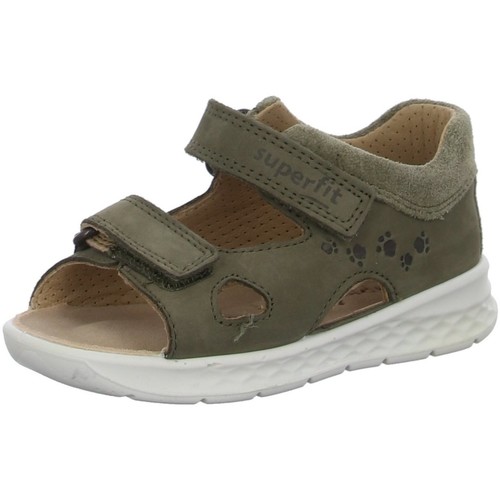 Schuhe Jungen Babyschuhe Superfit Sandalen grün-beige 1-000514-7000 Lagoon Other