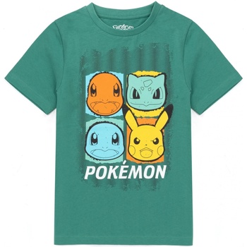 Kleidung Jungen T-Shirts Pokemon  Grün