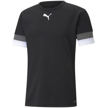 Kleidung Herren T-Shirts Puma Teamrise Jersey Schwarz