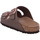 Schuhe Damen Pantoletten / Clogs Birkenstock Pantoletten Arizona BFBC Earthy Vegan Mocc 1022861 Braun