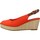 Schuhe Damen Sandalen / Sandaletten Tommy Hilfiger ICONIC ELBA SLING BACK W Orange
