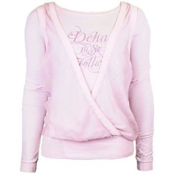 Kleidung Damen T-Shirts Deha Koszulka Damska Z Długim Rękawem Różowy Rosa