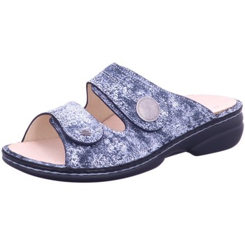 Schuhe Damen Pantoletten / Clogs Finn Comfort Pantoletten SANSIBAR 02550-730046 Blau
