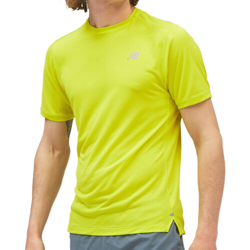 Kleidung Herren T-Shirts & Poloshirts New Balance MT01234 Gelb