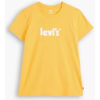 Kleidung Damen T-Shirts & Poloshirts Levi's 17369 1804 PERFECT TEE-LOGO AMBER Weiss
