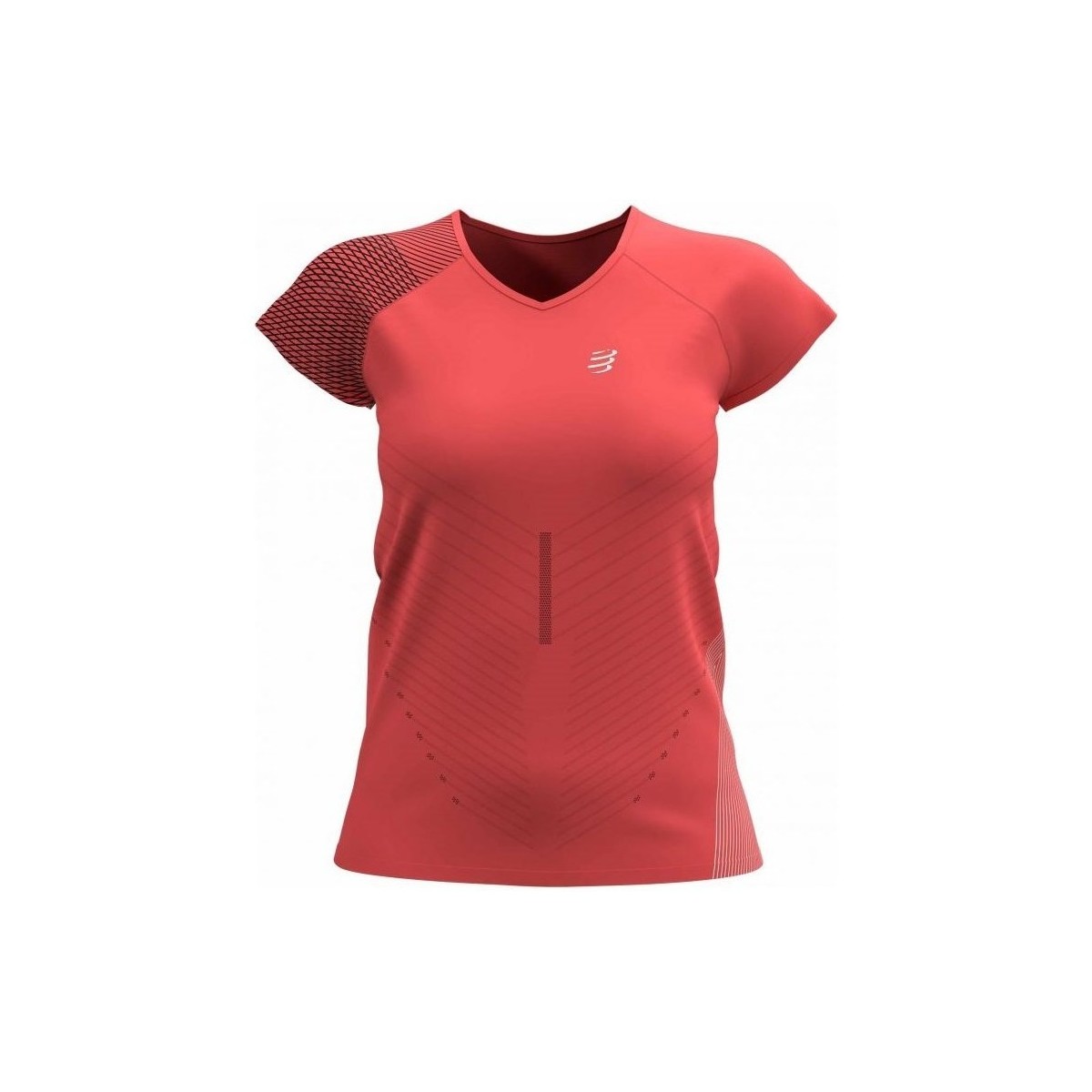 Kleidung Damen T-Shirts Compressport Performance SS Rot