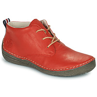 Schuhe Damen Boots Rieker  Rot