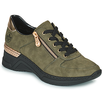 Schuhe Damen Sneaker Low Rieker N4305-54 Kaki