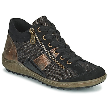 Schuhe Damen Sneaker High Remonte R1481-03 Schwarz