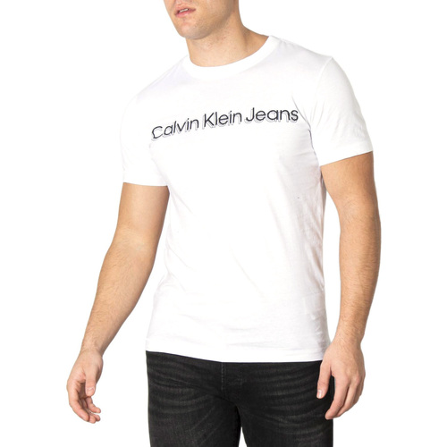 Kleidung Herren T-Shirts Calvin Klein Jeans J30J319714-YAF Weiss