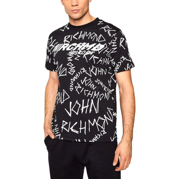 Kleidung Herren T-Shirts John Richmond - T-shirt nero UMP22145TS Schwarz