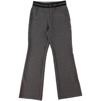Kleidung Kinder Hosen Calvin Klein Jeans - Pantalone grigio IG0IG01267-P4E Grau
