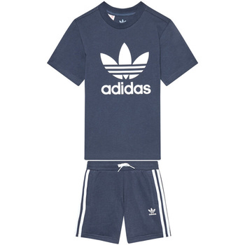 Kleidung Kinder Jogginganzüge adidas Originals HC9445 Blau