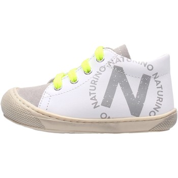 Schuhe Kinder Sneaker Naturino SHINE-1N35 Weiss