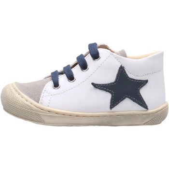 Schuhe Jungen Sneaker High Naturino - Polacchino bianco/blu KOLDE-1B58 Weiss