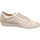 Schuhe Damen Sneaker Donna Carolina 144 31144034-PLATINO Gold
