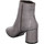 Schuhe Damen Stiefel Elvio Zanon Premium Stiefelette - G4410X Silbern