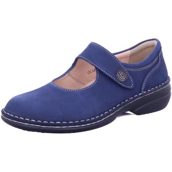Schuhe Damen Slipper Finn Comfort Slipper Laval 02058 007414 Blau