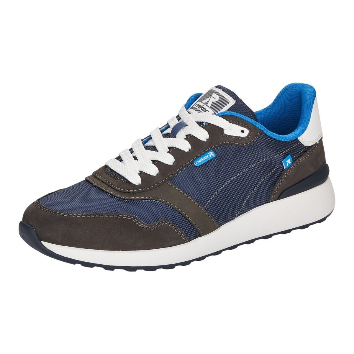 Schuhe Herren Sneaker Rieker FSK Halbschuhe 07602-14 Blau