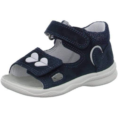Schuhe Mädchen Babyschuhe Superfit Maedchen Sandale Leder \ POLLY 1-000067-8000 Blau