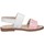 Schuhe Mädchen Sandalen / Sandaletten Florens F2350 Sandalen Kind Fuxia-weiß Rosa