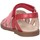 Schuhe Mädchen Sandalen / Sandaletten Florens E23542-2 Sandalen Kind Pink Rot Multicolor