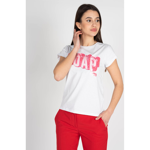 Kleidung Damen T-Shirts Pinko 1V10Q8 Y81C | Annuvolare T-shirt Weiss