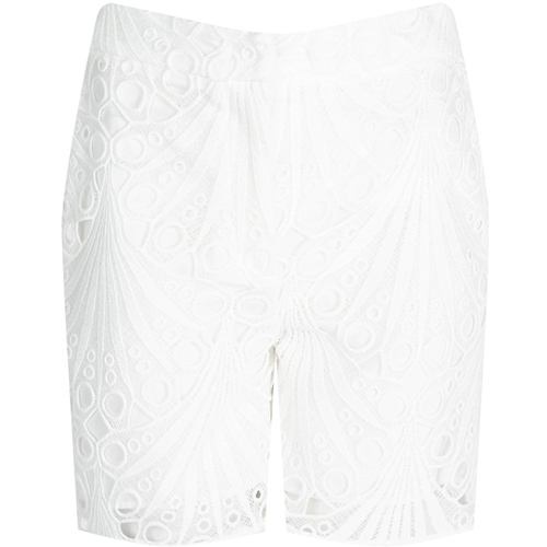 Kleidung Damen Shorts / Bermudas Pinko 1V10MZ Y7N1 | Adulare Shorts Weiss