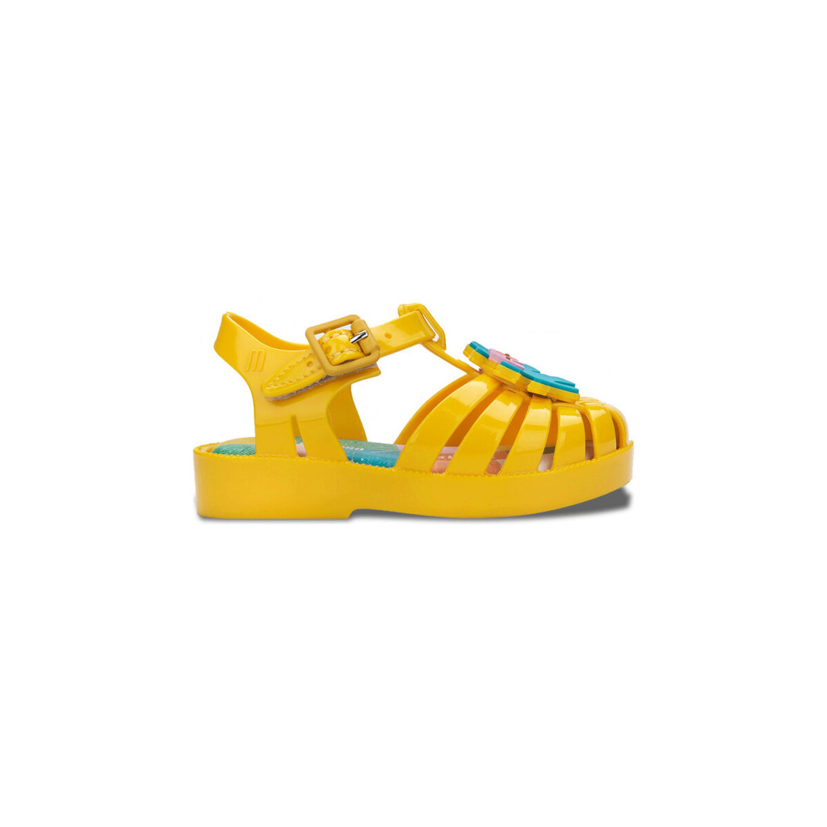 Schuhe Kinder Sandalen / Sandaletten Melissa MINI  Possession + Fábula B - Yellow Gelb