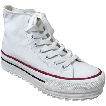 Schuhe Damen Sneaker High Victoria 1061121 Weiss