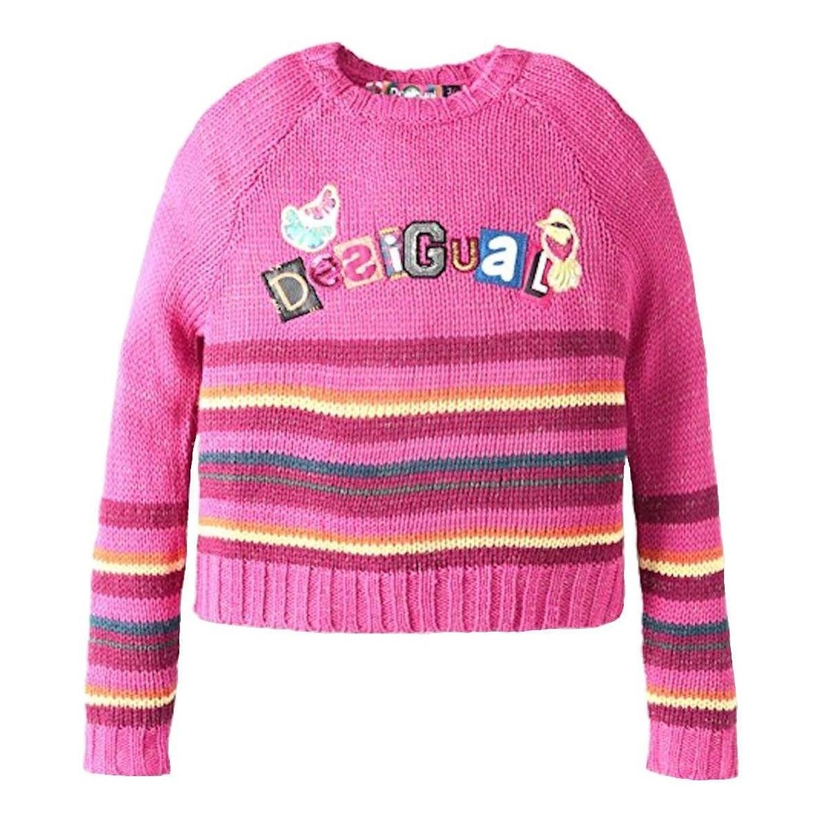 Kleidung Mädchen Sweatshirts Desigual  Rosa