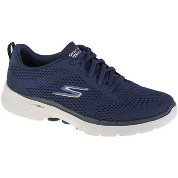 Schuhe Damen Sneaker Low Skechers Go Walk 6 - Bold Vision Blau