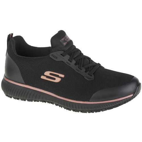 Schuhe Damen Wanderschuhe Skechers Squad SR Schwarz