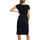 Kleidung Damen Kleider Lisca Sommerkleid mit kurzen Ärmeln Saint Tropez Schwarz