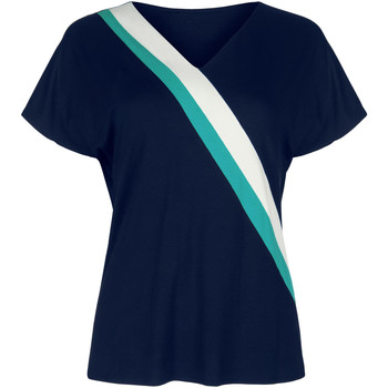 Kleidung Damen Tops / Blusen Lisca Kurzärmeliges Top Saint Tropez Blau