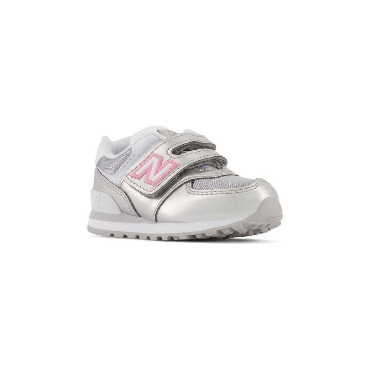 Schuhe Kinder Sneaker New Balance Baby IV574LF1 Silbern