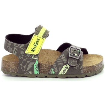 Schuhe Jungen Sandalen / Sandaletten Kickers SOSTREET Grün