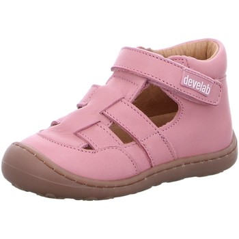 Schuhe Mädchen Babyschuhe Develab Maedchen Lauflern-Spangenschuh 46138-452 rosa