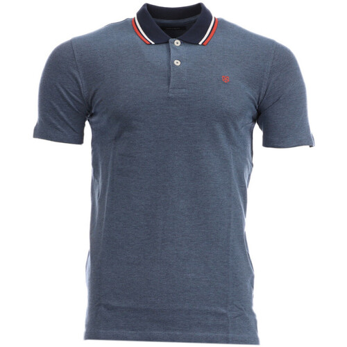 Kleidung Herren T-Shirts & Poloshirts Jack & Jones 12175007 Blau