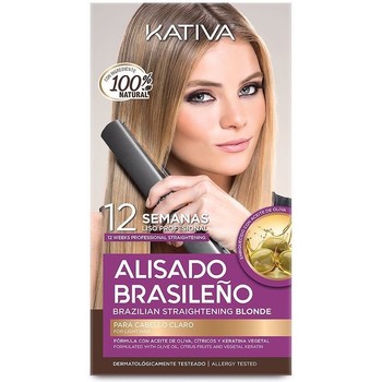 Beauty Damen Shampoo Kativa Profesional Alisado Brasileno Pro Blonde Set 