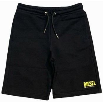 Kleidung Kinder Shorts / Bermudas Diesel J00500 0IAJH PCROWN-K900 BLACK Schwarz