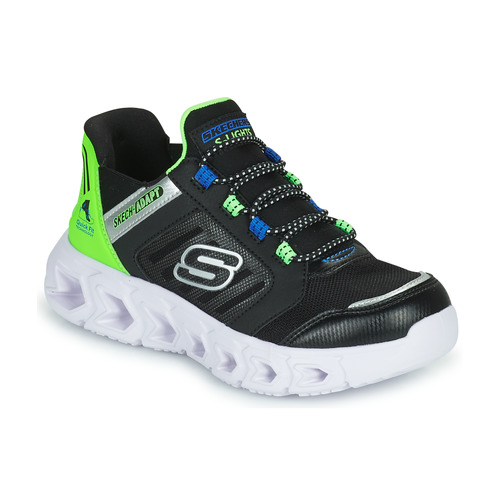 Schuhe Jungen Sneaker Low Skechers HYPNO-FLASH 2.0 Schwarz