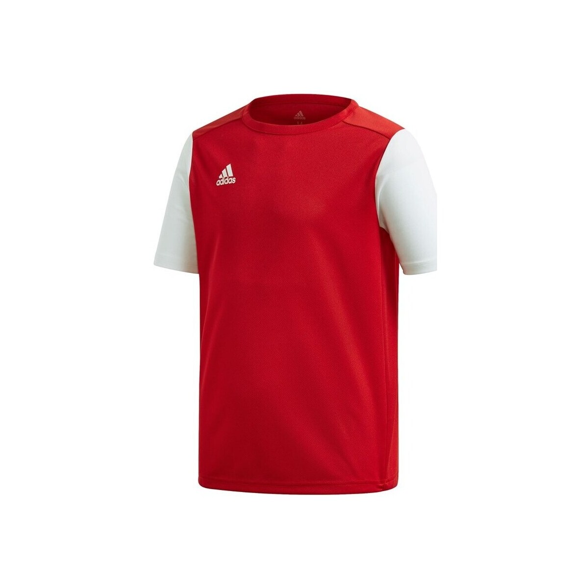 Kleidung Jungen T-Shirts adidas Originals JR Estro 19 Rot, Weiß