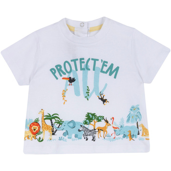 Kleidung Kinder T-Shirts & Poloshirts Chicco 09067693000000 Weiss