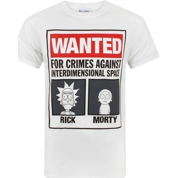 Kleidung Herren T-Shirts Rick And Morty  Schwarz