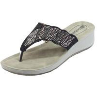 Schuhe Damen Zehensandalen Inblu SE000001 Schwarz